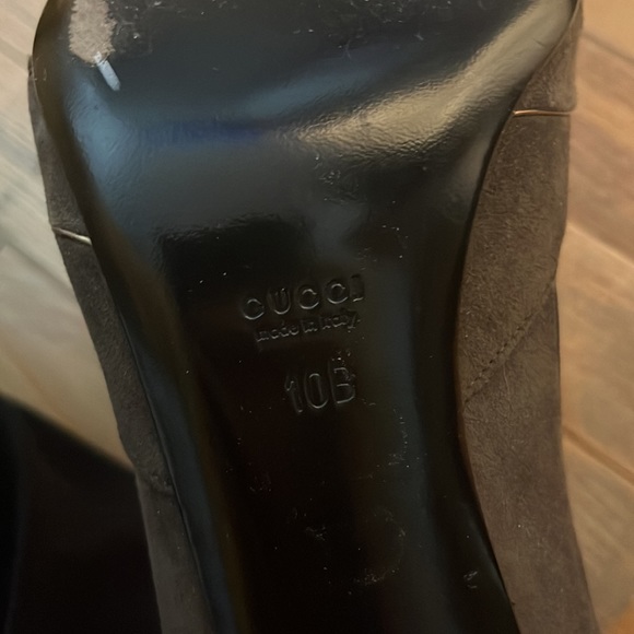 Gucci brown, open toe heels - Picture 4 of 4